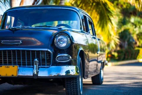 Oldtimer in Cuba Havana 스톡 사진