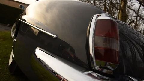 Oldtimer Detail Stock Footage 87173975
