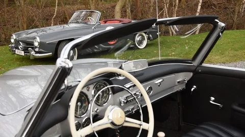 Oldtimer Detail Stock Footage 87173987