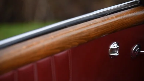 Oldtimer Detail Stock Footage 87174357