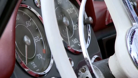 Oldtimer Detail Stock Footage 87174366
