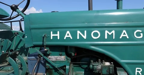 Oldtimer Tractor Hanomag - UHD 4K Stock Footage 82491216