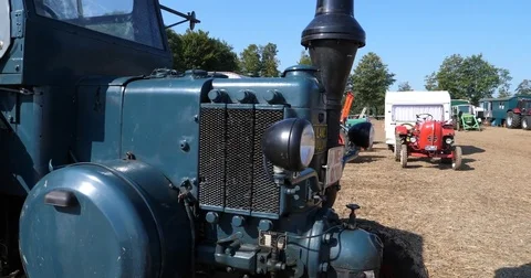 Oldtimer Tractor Lanz Bulldog - UHD 4K Stock Footage 82602498