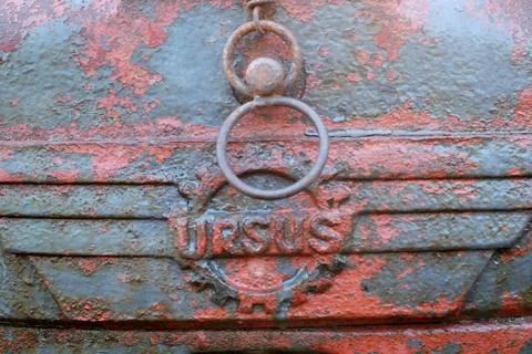 Oldtimer Ursus tractor. Stock Photos