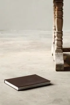 Ole book on the ground Stock Photos