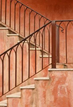 Ole style staircase Stock Photos