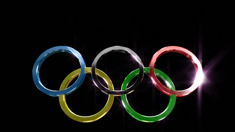 Olimpic-ring Video stock 126574099