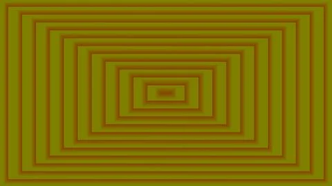 Olive Abstract Background with Concentric Rectangle Texture Stock Illustration