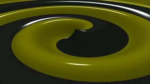 Olive and Black Spiral Waves, Background, Paints, Exclusive, Unique Design Stock Footage 303661031
