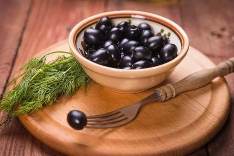 Olive and dill Stock Photos