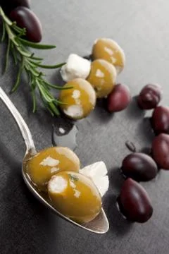 Olive background. Stock Photos