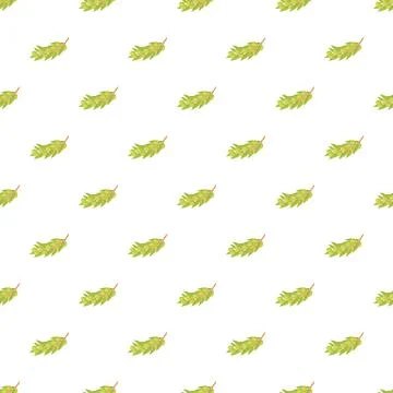 Olive branch pattern forming a seamless background Stock Illustration