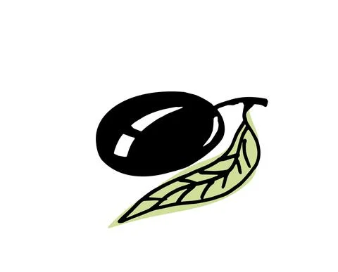 Olive branches Stock Illustration