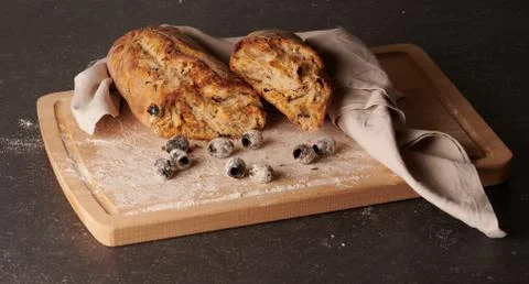 Olive bread Stock Photos