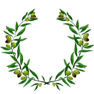 Olive crown Stock Illustration