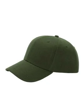 Olive green baseball cap side view Stock Photos