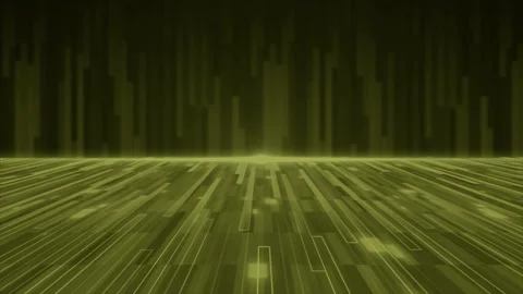 Olive green color Rotating 3d shiny metal balls background Stock Footage 217911255