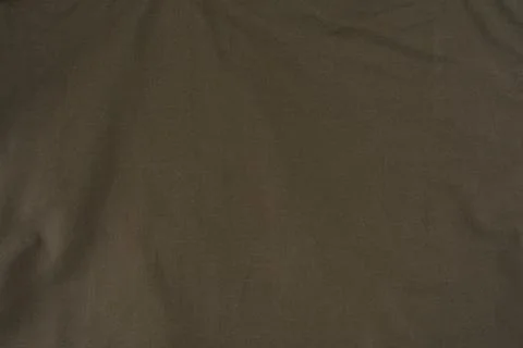Olive Green Fabric Texture Background With Subtle Wrinkles and Natural Weave Stock Photos