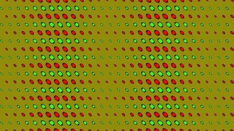 Olive Green Halftone Fruit PopArt Animation Video stock 343421138