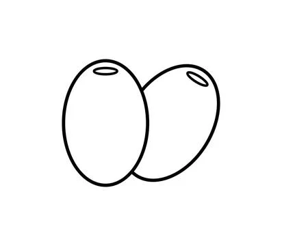Olive icon illustrated in vector on white background olive icon illustrate... Stock Photos