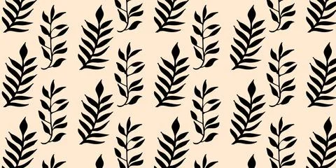 Olive Leaf Botanical Seamless Pattern Background Stock Illustration