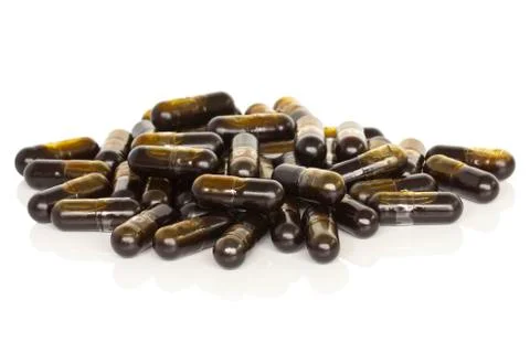 Olive Leaf Vitamin Supplements Stock Photos
