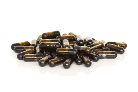 Olive Leaf Vitamin Supplements Stock Photos