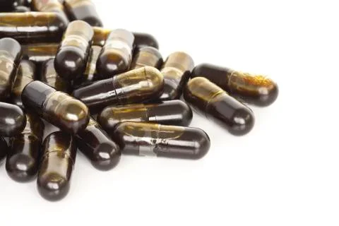 Olive Leaf Vitamin Supplements Stock Photos