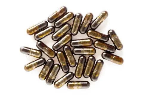 Olive Leaf Vitamin Supplements Stock Photos