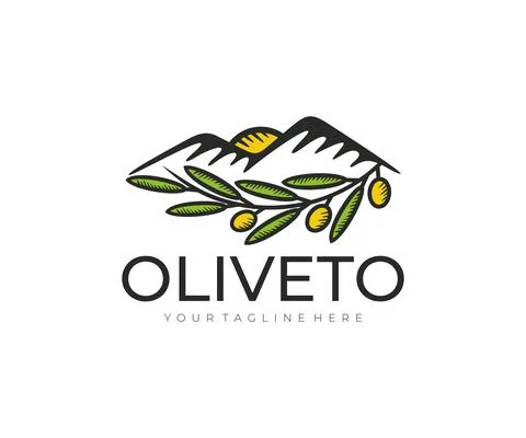 Olive Logo Design Stock Illustration