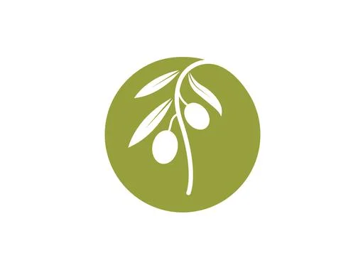 Olive logo icon vector illustration Stock Illustration