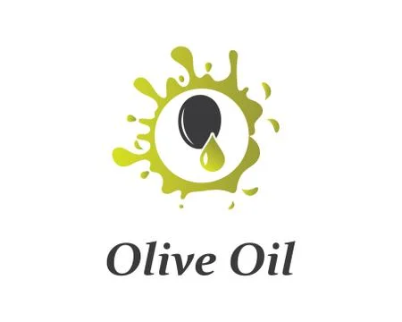 Olive logo template vector Stock Illustration