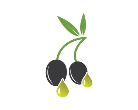 Olive logo template vector Stock-Illustration