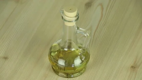 Olive oil in the bottle Stock Footage 172758877