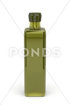 Olive oil bottle Stock Illustration