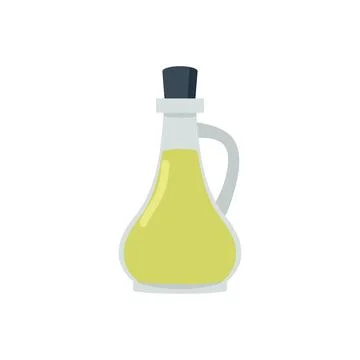 Olive oil bottle. Stock Illustration