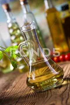 Olive Oil Bottles, Mediterranean Rural Theme