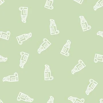 Olive oil dispenser line vector seamless pattern Illustrazione stock