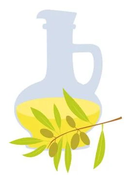 Olive oil Stock Illustration