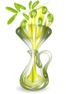 Olive oil Stock Illustration