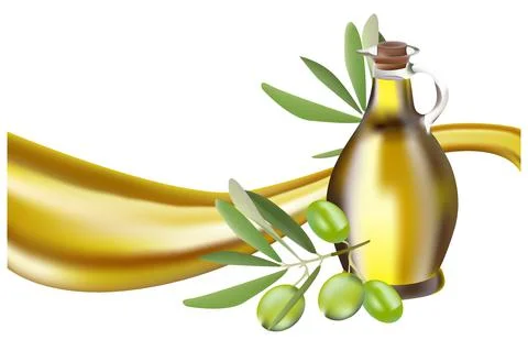 Olive oil Stock Illustration