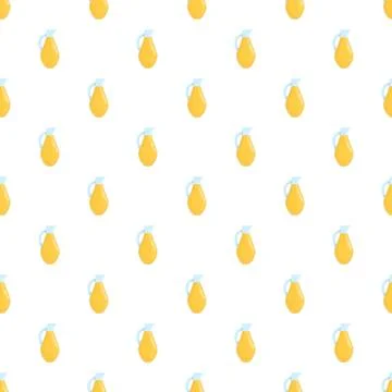 Olive oil jug pattern creating a cooking background Stock Illustration