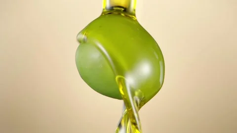 Olive oil pouring Stock Footage 130901319