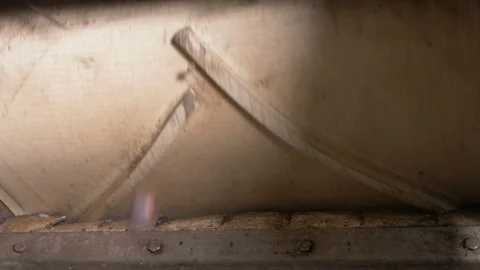 Olive oil production process- making olive oil- slow motion Stock Footage 96220673
