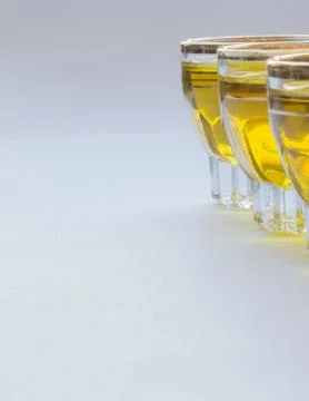 Olive oil on the side Stock Photos