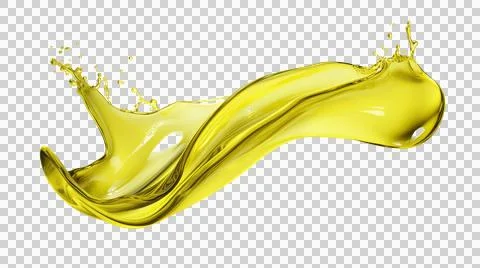 Olive oil splash element Stock Illustration