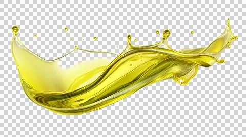 Olive oil splash element Stock Illustration