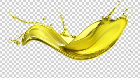 Olive oil splash element Stock Illustration