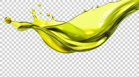 Olive oil splash element Stock Illustration