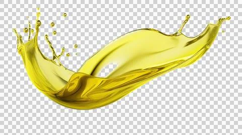 Olive oil splash element Stock Illustration